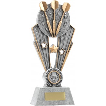 5.5 Inch Gold Tone Darts Trophy 